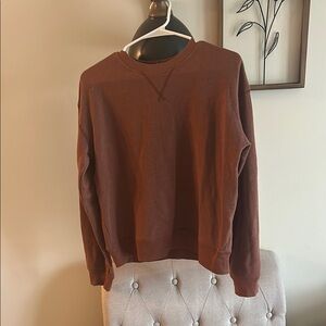 Men's Brown Crewneck Sweater